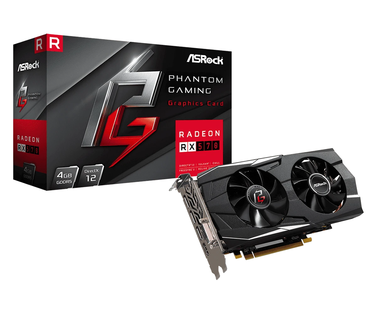 ASRock Phantom Gaming D Radeon RX570 4G